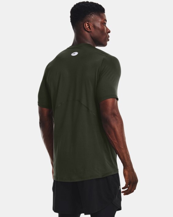 Herren T-Shirt HeatGear® Passgenau, Green, pdpMainDesktop image number 1